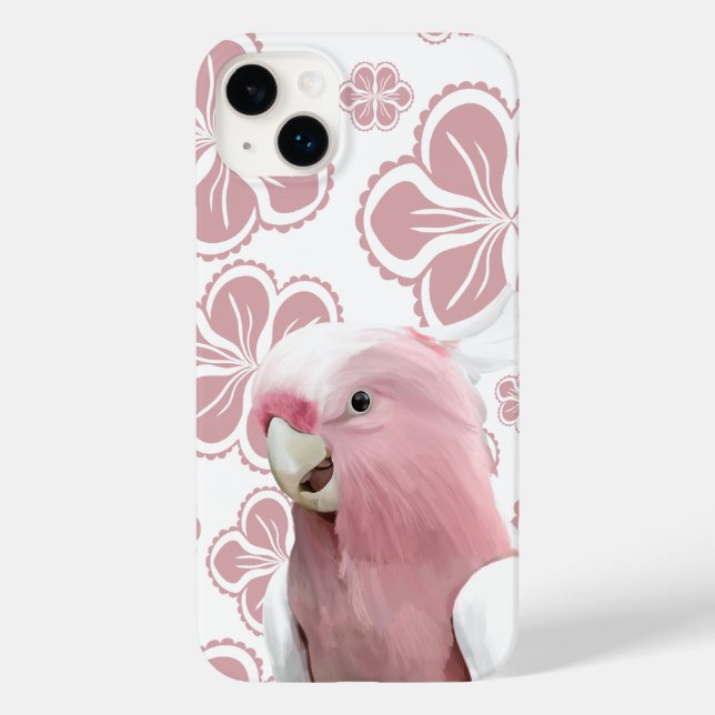 Rosa Galah Cockatoo Rosa Blütenblättrige Case-Mate iPhone Hülle (Rückseite)