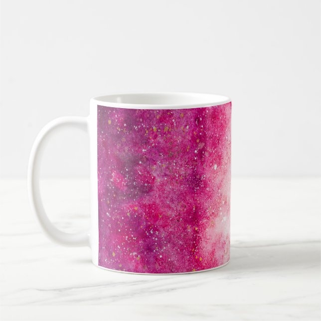 Rosa Galaxie Kaffeetasse (Links)