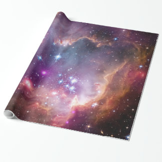 Rosa Galaxie-Nebelfleck-Universum-Supernova spielt Geschenkpapier