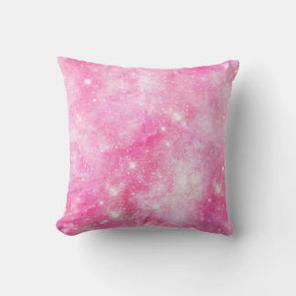 Rosa Galaxie Universum Kissen