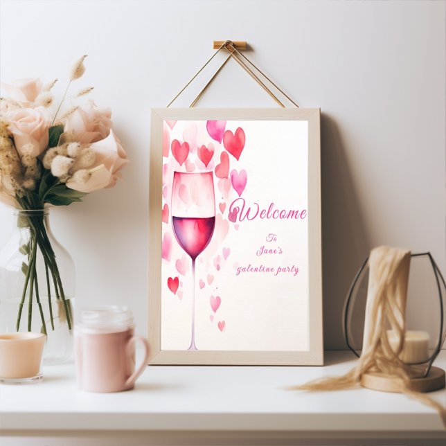 Rosa Galentin-Party Poster (Von Creator hochgeladen)