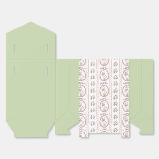 Rosa Gänse-Baby-Party-Geschenkbox | Zelt-Stil Geschenkschachtel