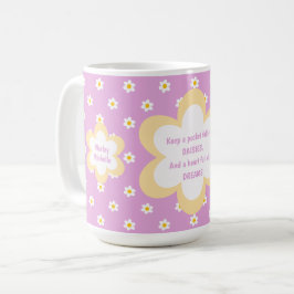Rosa Gänseblümchen-Kette 450g Klassiker Kaffeetasse