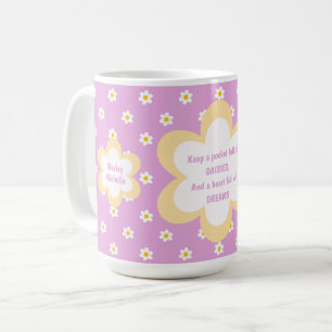 Rosa Gänseblümchen-Kette 450g Klassiker Kaffeetasse