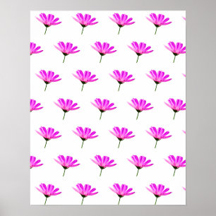 Rosa Gänseblümchen Poster