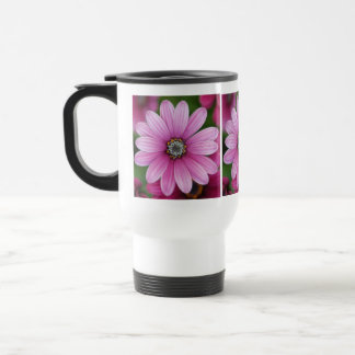 Rosa Gänseblümchen-Reise-Tasse Reisebecher