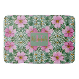 Rosa Garden Mosaik Bath Mat Badematte