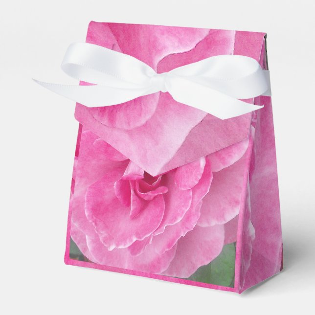 Rosa Garden Rose Ribbon Geschenkschachtel (Vorderseite)