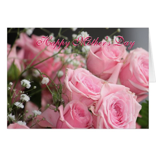 Rosa-Garten-Rose drucken (Vorderseite (Horizontal))
