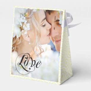 Rosa Gastgeschenk Hochzeit Box Ihre Fotos Monogram Geschenkschachtel