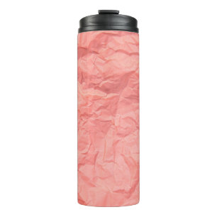 Rosa gefärbtes Papier - Hintergrund Thermosbecher