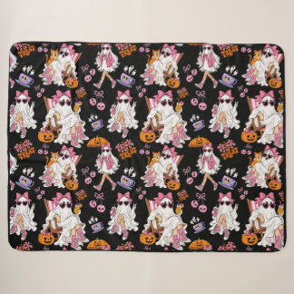Rosa Geistermädchen Halloween Süß Gruselig Sherpadecke