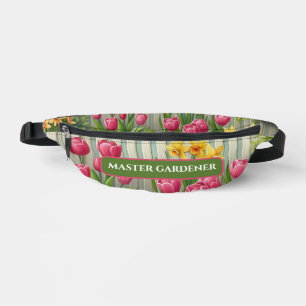 Rosa gelbe Blumen Master Gardener Bauchtasche