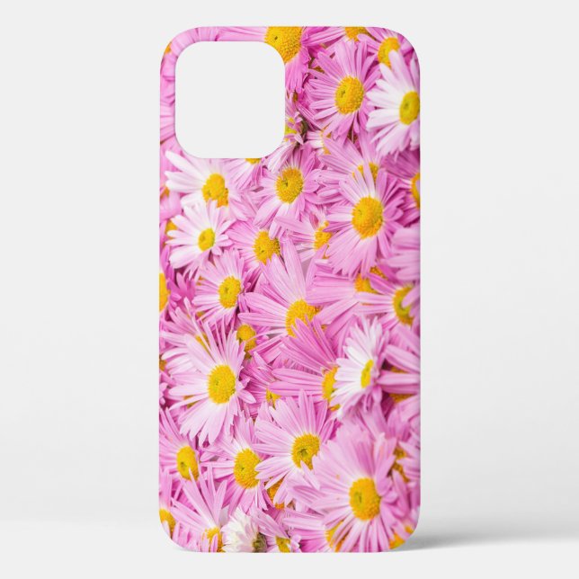 Rosa Gelbe Blumen Nahtloser Hintergrund Case-Mate iPhone Hülle (Rückseite)