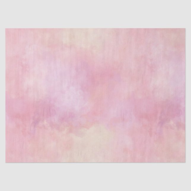 Rosa gelbe Gefärbte Krawatte Seidenpapier (Vorderseite)