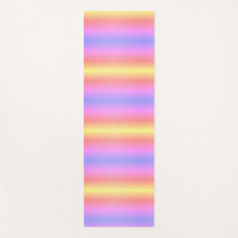 Rosa gelbe Lila Pastete Streifen Ombre 4Nina Yogamatte