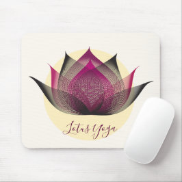 Rosa Gelbe Lotus Blume Piazza della Riforma Mousepad
