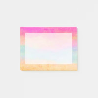 Rosa Gelbe Regenbogen Abstrakte Streifen