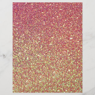 Rosa Gelber Ombre Glitzer Hintergrund