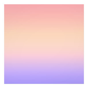 Rosa gelber und violetter Farbverlauf Fotodruck