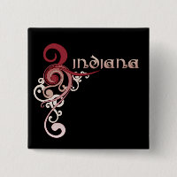 Rosa gelockte Strudel-Indiana-Knopf-Dunkelheit