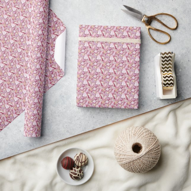 Rosa Gemeine Geschenkpapier (Kunsthandwerk)