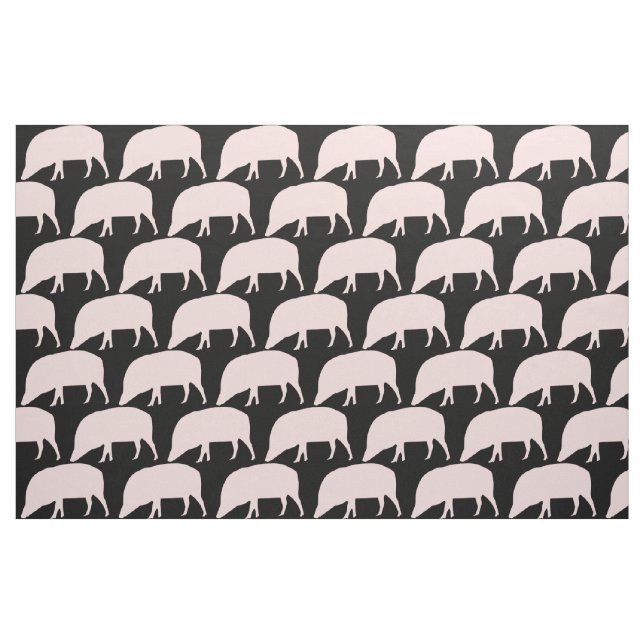 rosa Gemustertes Blechgewebe Stoff (Fat Quarter (45,7 x 55,9 cm))
