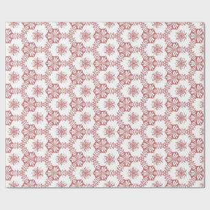 Rosa Geometrie Geschenkpapier