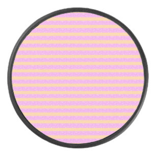 Rosa Geometrisch  Eishockey Puck