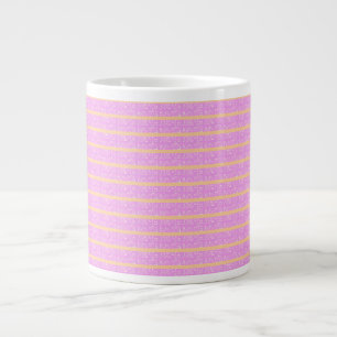 Rosa Geometrisch Jumbo-Tasse