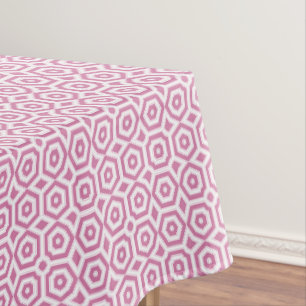 rosa geometrische Muster Deko Tischdecke