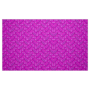 rosa geometrische Muster Stoff