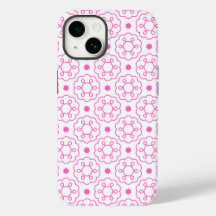 "Rosa geometrisches Blumenmuster" Moderne Muster-H