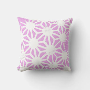 rosa geometrisches Muster Kissen