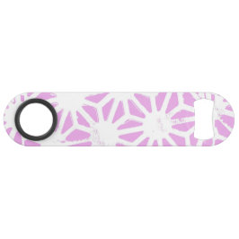 rosa geometrisches Muster Speed Flaschenöffner