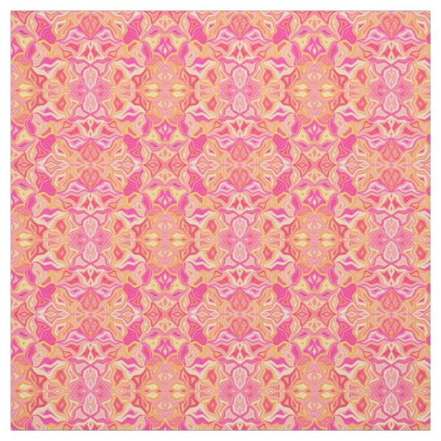 rosa geometrisches Muster Stoff (Muster)