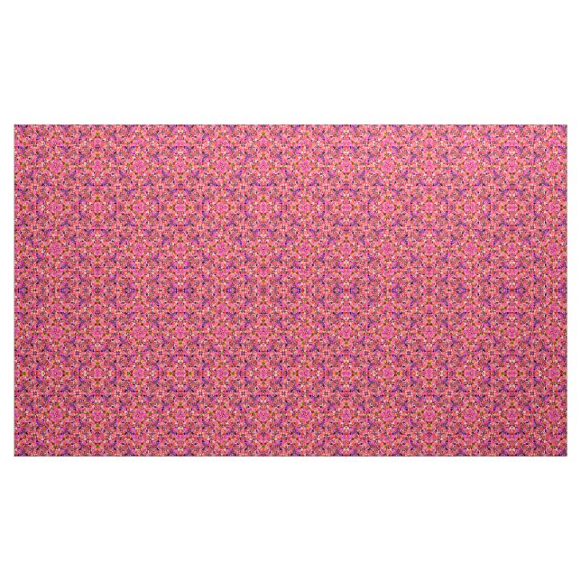 rosa geometrisches Muster Stoff (Yard (91,4 cm))