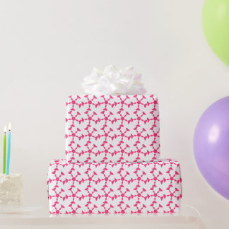 Rosa geometrisches nahtloses Muster – modern abstr Geschenkpapier