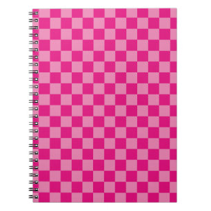 rosa geprüft notizblock