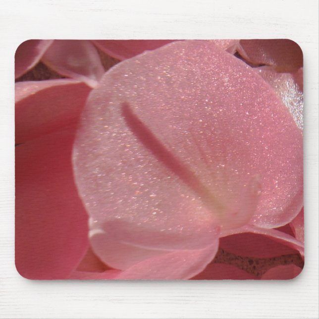 Rosa Geranium: fast massiv, hellrosa Mousepad (Vorne)