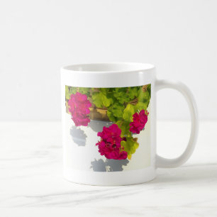 Rosa Geranium Kaffeetasse