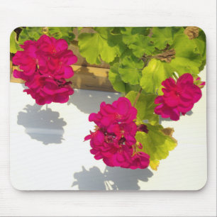 Rosa Geranium Mousepad