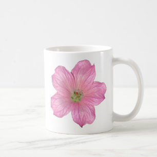 Rosa Geranium Tasse