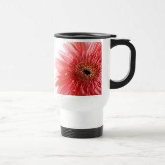 Rosa Gerber Gänseblümchen-Reise-Tasse Reisebecher