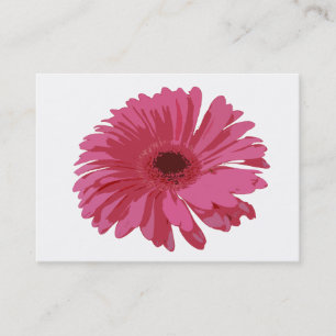 Rosa Gerbera Co ACEO Visitenkarte