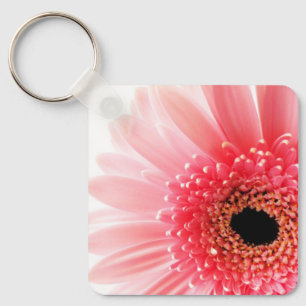 Rosa Gerbera-Daisy Schlüsselanhänger