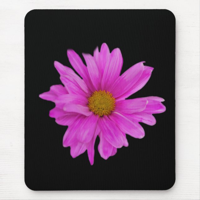 Rosa Gerbera-Gänseblümchen-Blume kundengerecht Mousepad (Vorne)