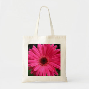 Rosa Gerbera-Gänseblümchen Tragetasche