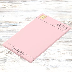 Rosa Geschäftslogo Post-it Klebezettel