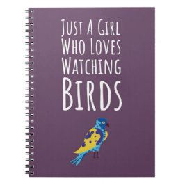 Rosa Geschenke zur Vogelbeobachtung für Baby Mädch Notizblock
